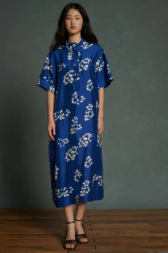 Andora Silk Print Dress