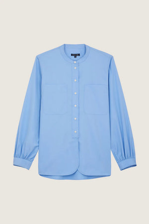 Blue Cotton Laurette Shirt