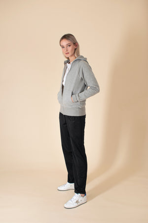 Donna black track trousers