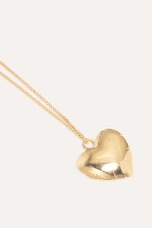Classicworks Heart Pendant Gold Vermeil Necklace