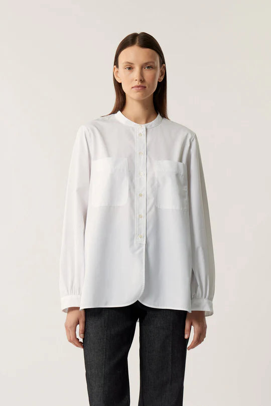 White Cotton Laurette Shirt
