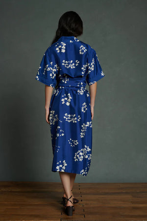 Andora Silk Print Dress