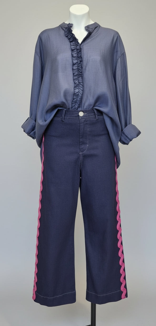 RIc Rac Navy Twill Sailor Pant