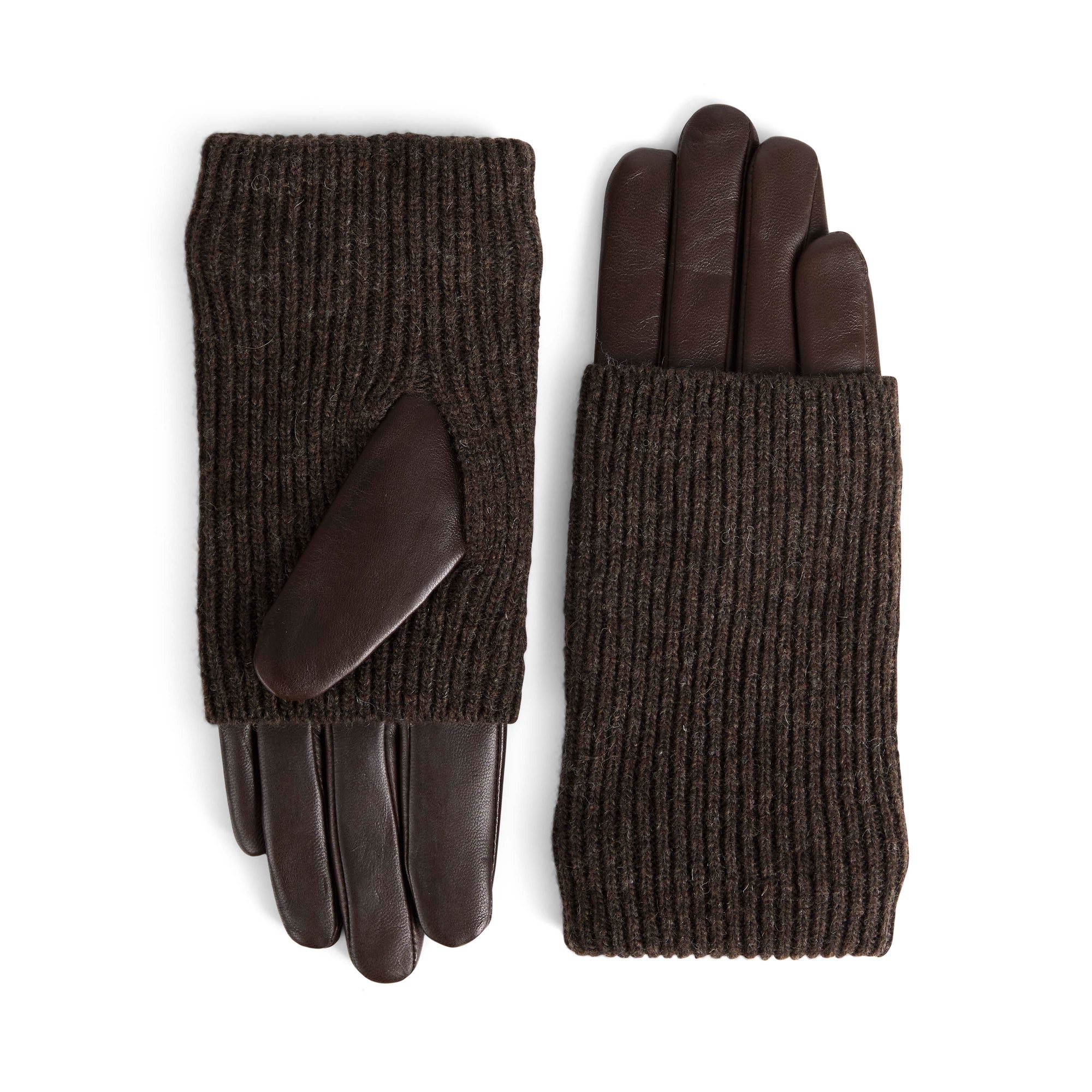 Helly Gloves - Burgundy, Black & Brown - PRESS Primrose Hill