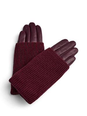 Helly Gloves - Burgundy, Black & Brown - PRESS Primrose Hill