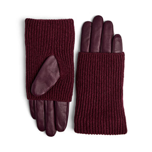 Helly Gloves - Burgundy, Black & Brown - PRESS Primrose Hill