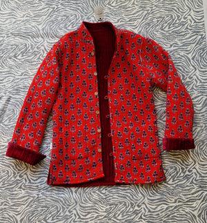 Scarlet Velvet Kelly Jacket