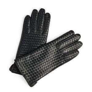 Melia Weave Gloves - Burgundy, Black or Brown