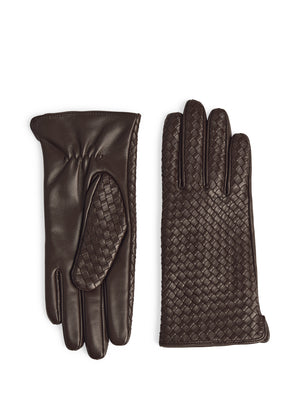 Melia Weave Gloves - Burgundy, Black or Brown