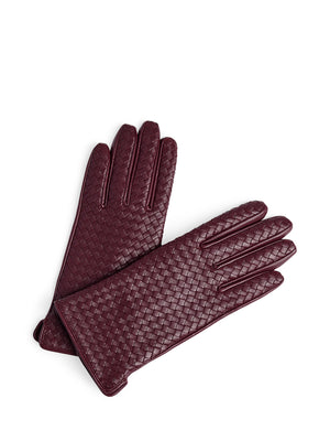 Melia Weave Gloves - Burgundy, Black or Brown