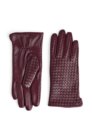 Melia Weave Gloves - Burgundy, Black or Brown