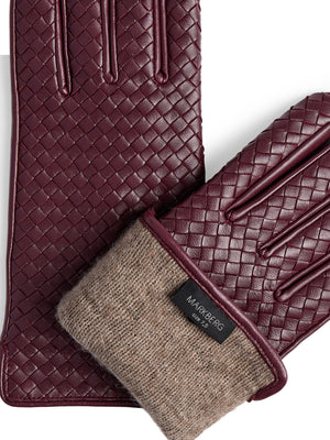 Melia Weave Gloves - Burgundy, Black or Brown