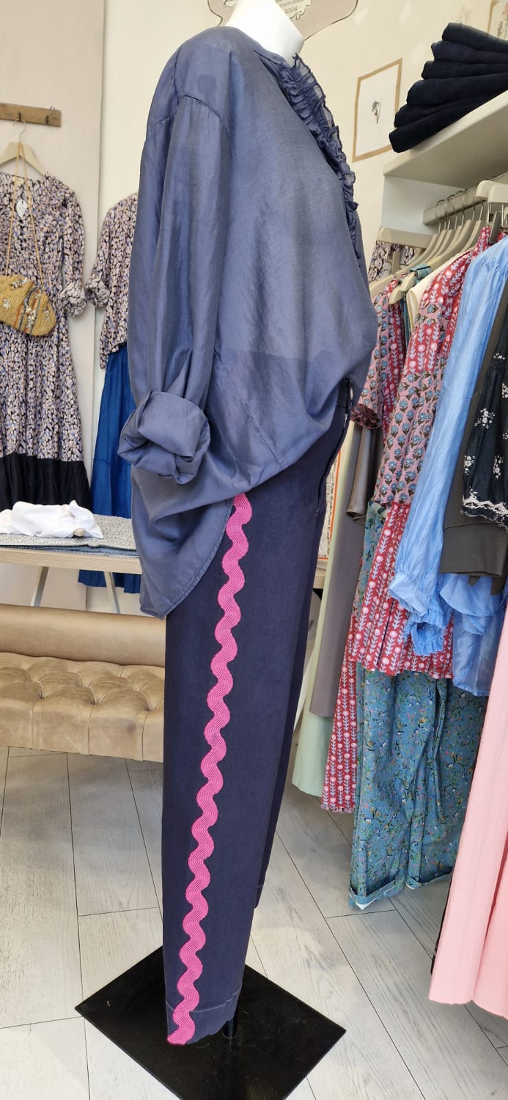 RIc Rac Navy Twill Sailor Pant