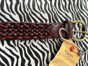 Bruciato Scalloped Woven Belt