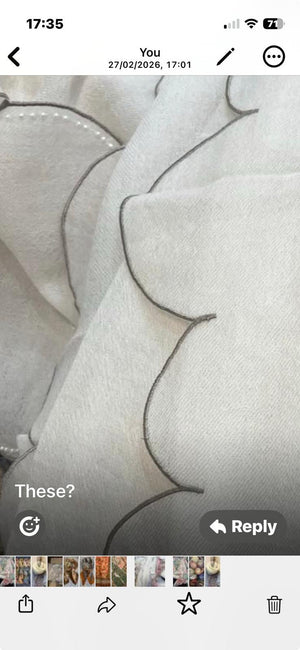 Cashmere Scallop Edge Scarf