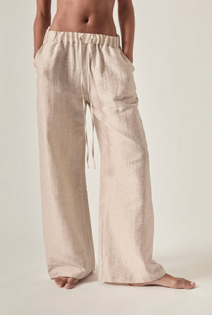Drawstring Trousers : Beige or Black