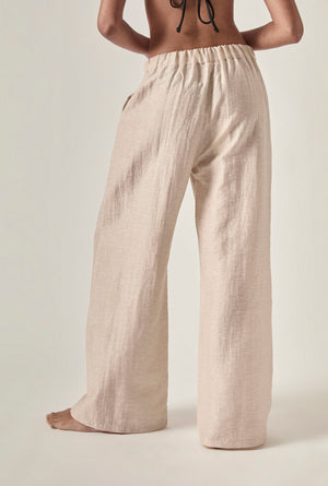 Drawstring Trousers : Beige or Black
