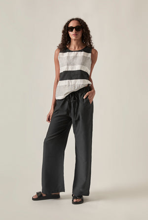 Drawstring Trousers : Beige or Black