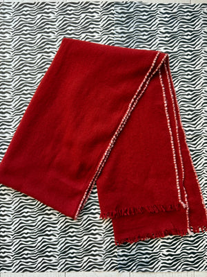 Iron Red Cashmere Scarf