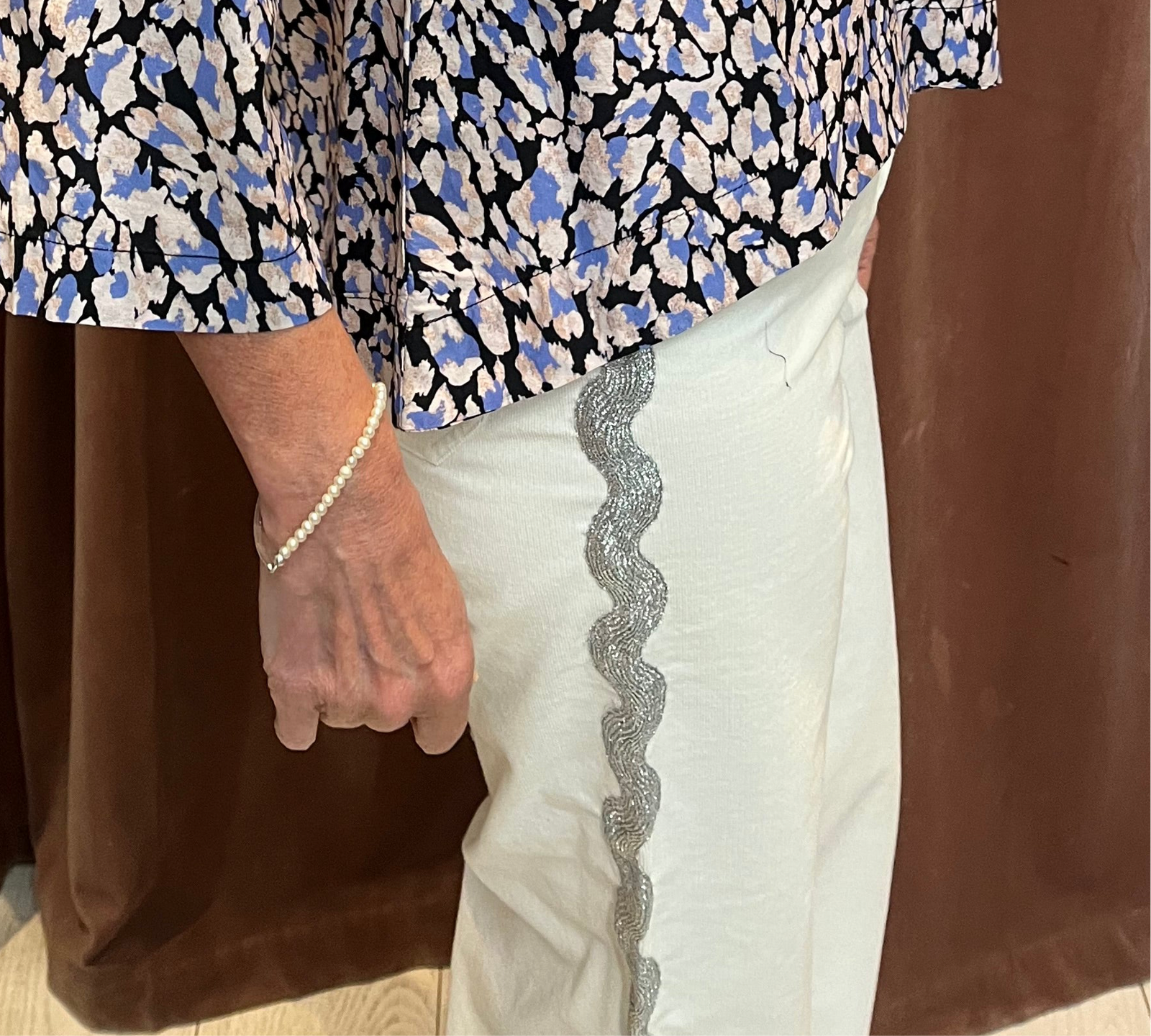 Ric Rac White Sailor Pincord Pant