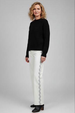 Ric Rac White Sailor Pincord Pant - PRESS Primrose Hill
