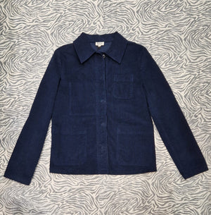 Navy Pelli Pincord Jacket