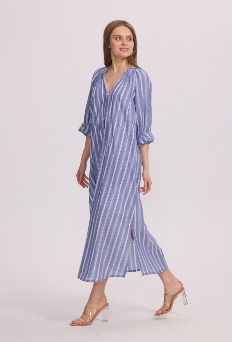 Stripe Shirt-Dress