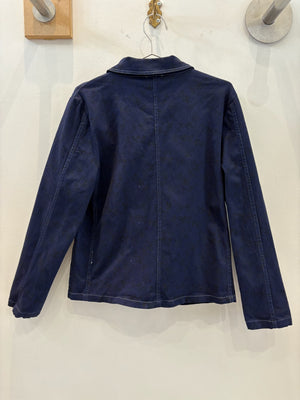Pelli Navy Botanical Cotton Jacket - PRESS Primrose Hill