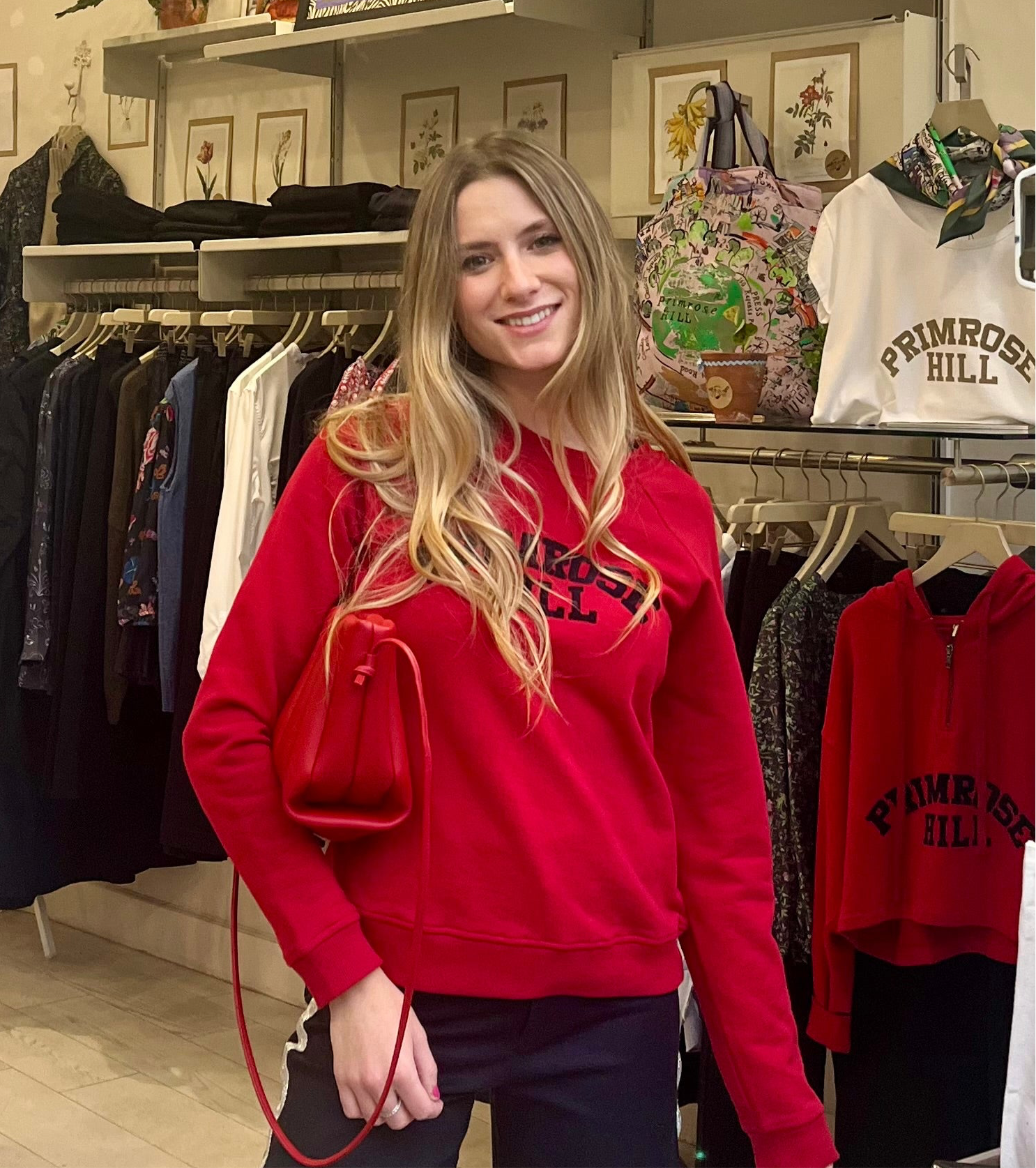 Primrose Hill Red Sweatshirt