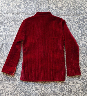 Scarlet Velvet Kelly Jacket