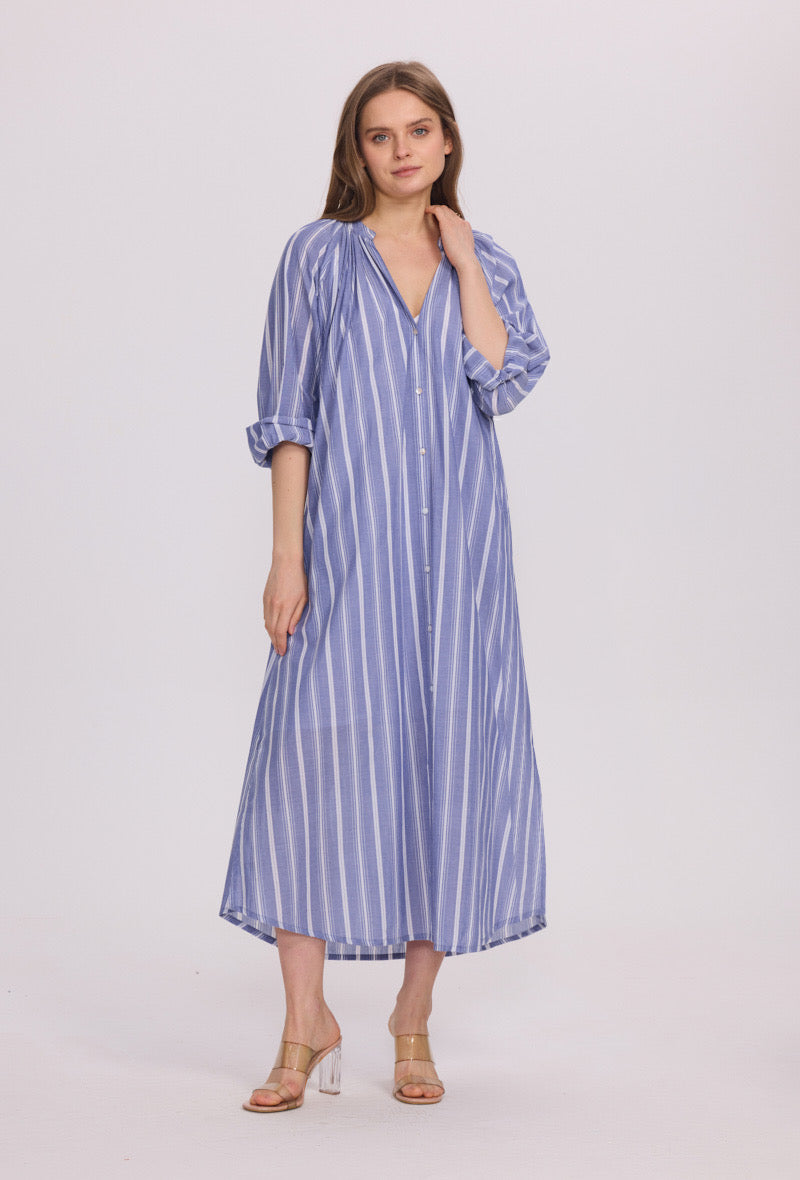 Stripe Shirt-Dress