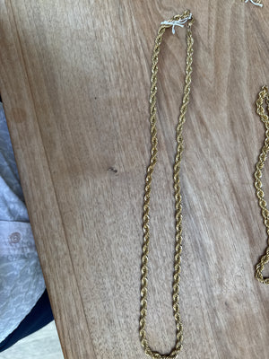 VIntage Chunky Chain 'Gold' Necklaces