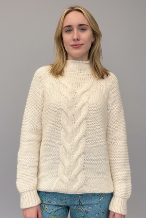 DOLCEVITA WHITE WOOL PULLOVER - PRESS Primrose Hill