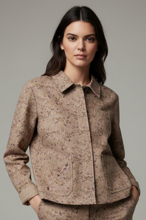 Sepia Botanical Pelli Jacket