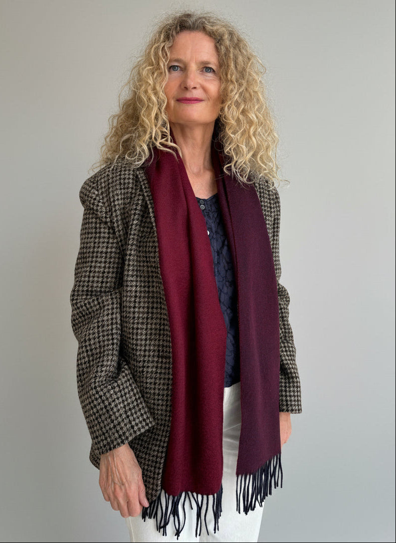 Cashmere Fringed Scarf