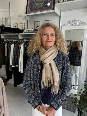 Cashmere Fringed Scarf