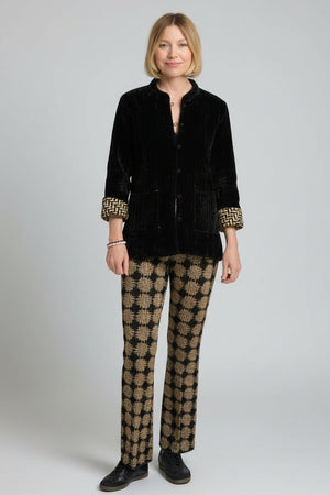 Jet Velvet Kelly Jacket