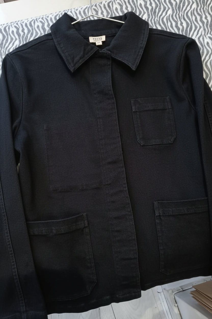 Mocha Cotton-Twill Pelli Jacket - PRESS Primrose Hill