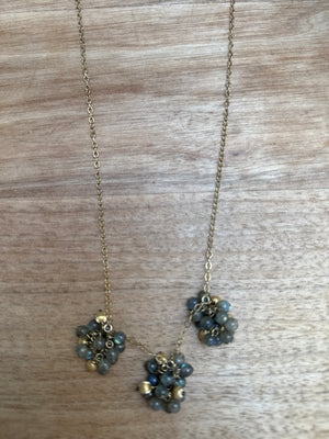 Labradorite & Gold  Necklace - PRESS Primrose Hill