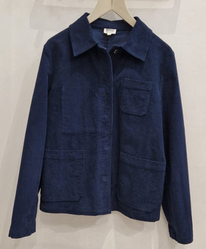 Navy Pelli Pincord Jacket