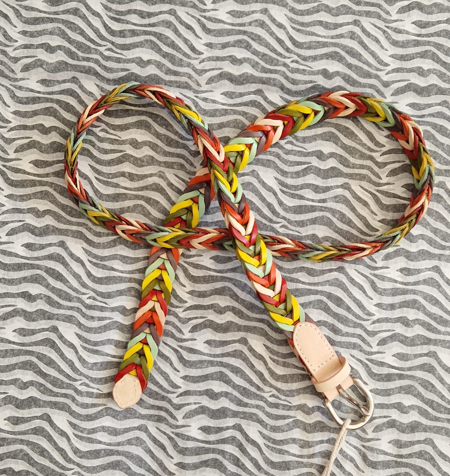 Rainbow Skinny Belt