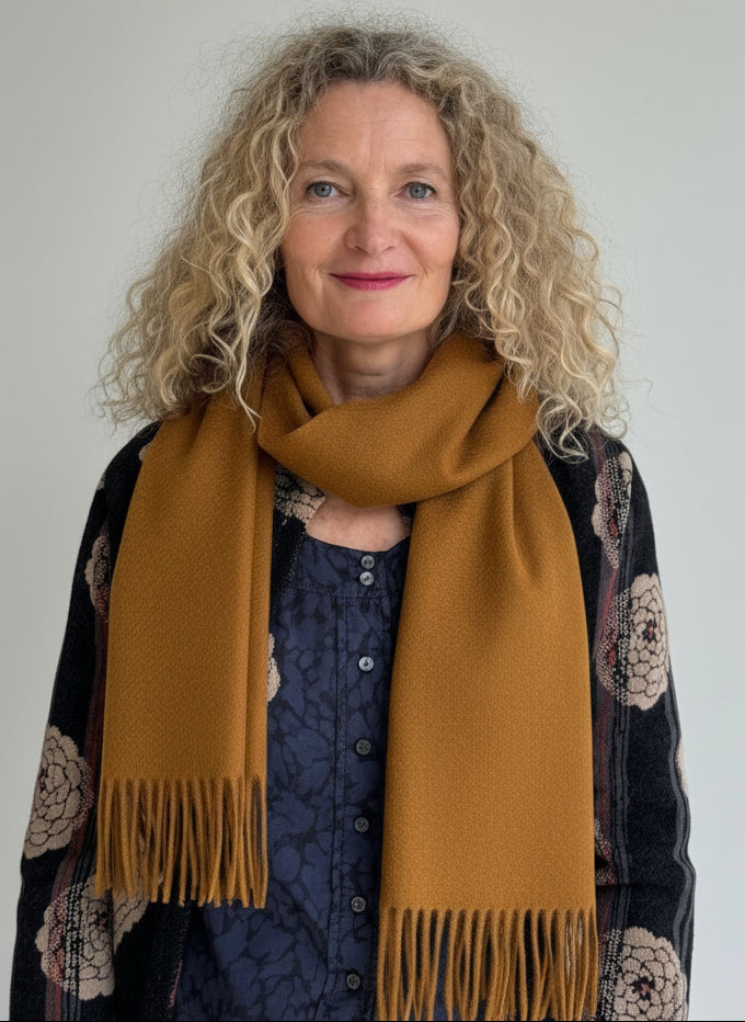 Cashmere Fringed Scarf