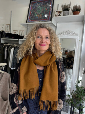 Cashmere Fringed Scarf
