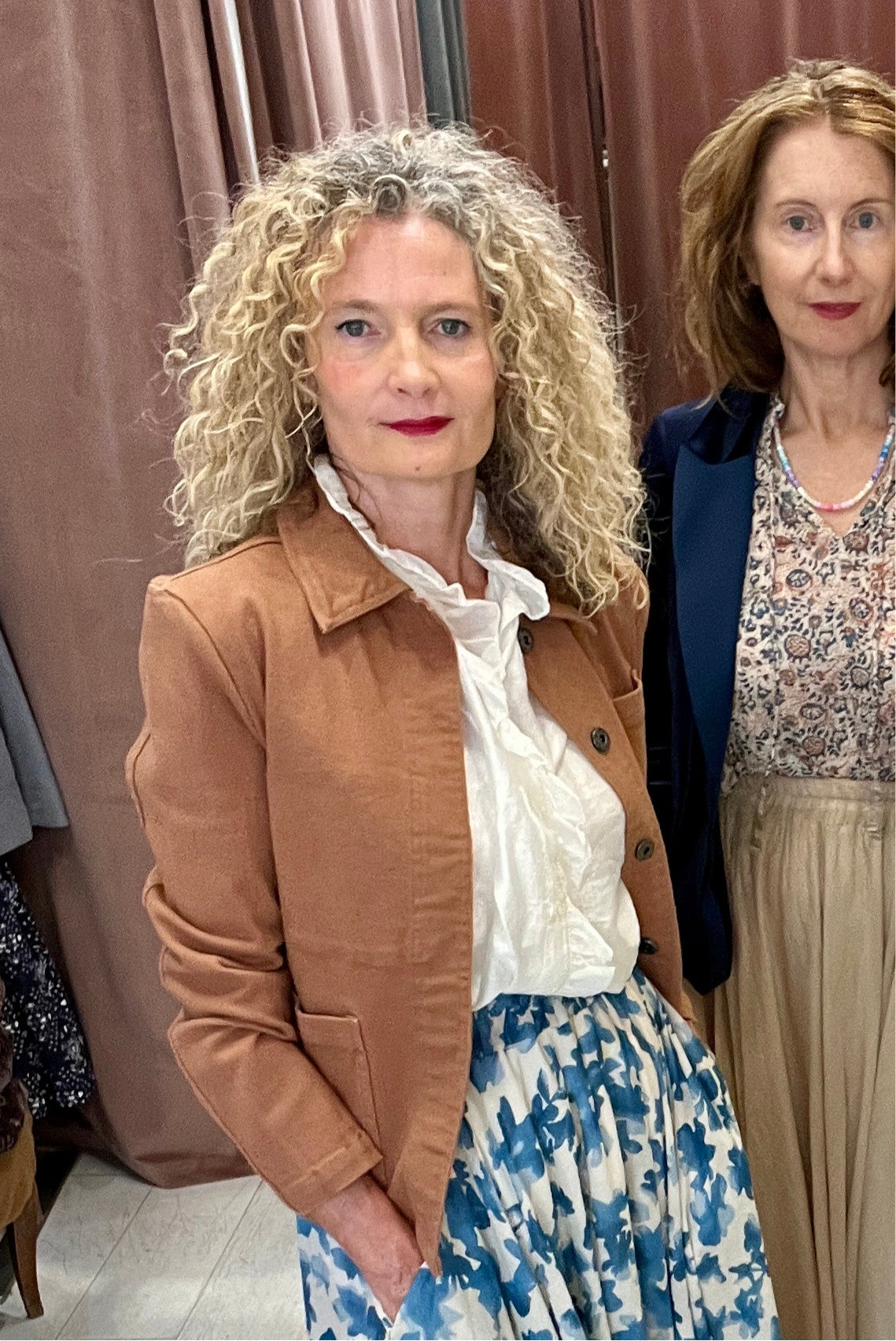 Mocha Cotton-Twill Pelli Jacket