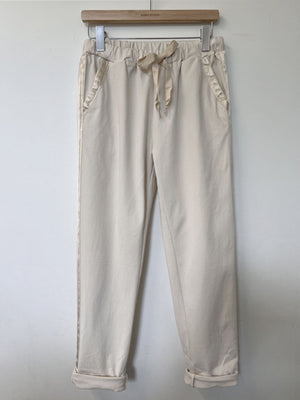 Tux Jogger Pants in Navy | Kaki | Black | Ecru - PRESS Primrose Hill
