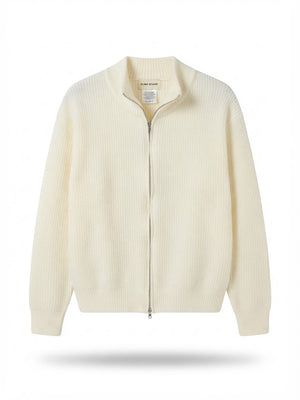 LIZIE Rib-Knit Zip-Up