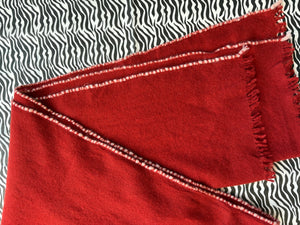 Iron Red Cashmere Scarf