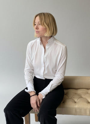 Pique-Jersey Vita Pie-Crust Shirt