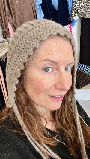 Cashmere Bonnet Hat