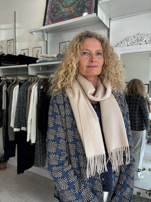 Cashmere Fringed Scarf